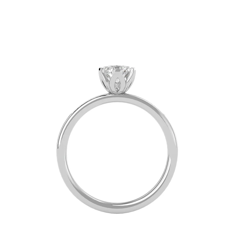 Inel de logodna Feeric Fancy Pave Aur Alb 18k Diamante Naturale  - Natalie