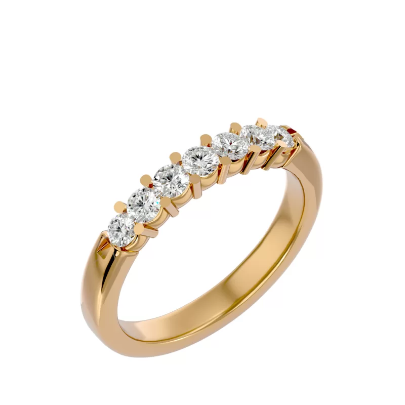 Inel Semi-Eternity Deluxe Briliant Aur 18k Real Diamonds - Carrie
