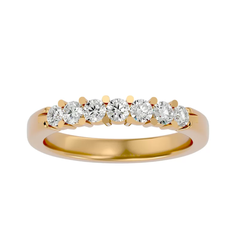 Inel Semi-Eternity Deluxe Briliant Aur 18k Real Diamonds - Carrie