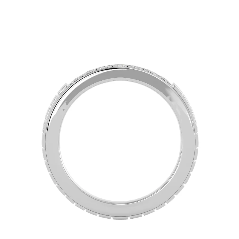 Verigheta Barbateasca Structured Aur 18k Natural Diamonds - New York