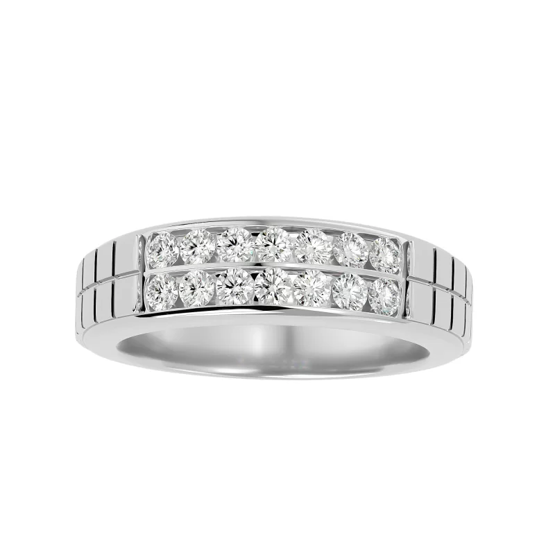 Verigheta Barbateasca Structured Aur 18k Natural Diamonds - New York