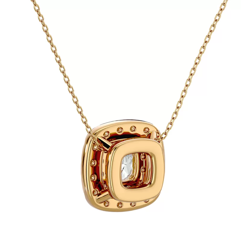 Pandantiv Aur 18k Captivating Fine Halo Real Diamonds - Corina