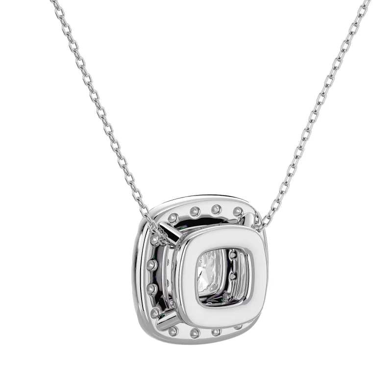 Pandantiv Aur 18k Captivating Fine Halo Real Diamonds - Corina