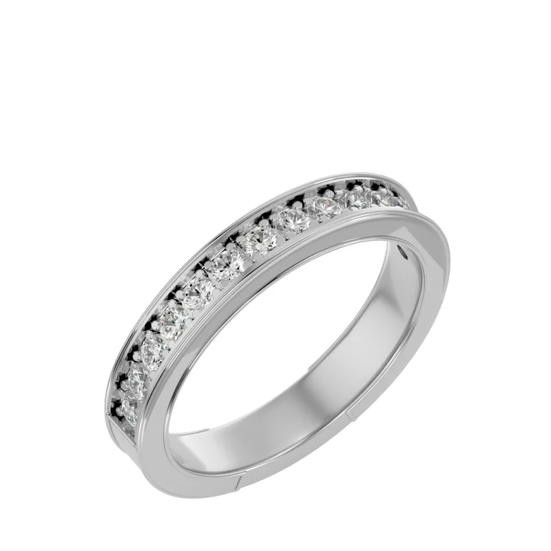 Inel Semi-Eternity Grand Briliant Aur 18k Pure Diamonds - Hannah