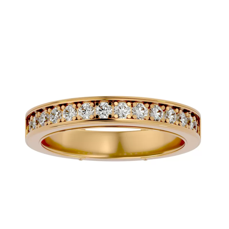 Inel Semi-Eternity Grand Briliant Aur 18k Pure Diamonds - Hannah