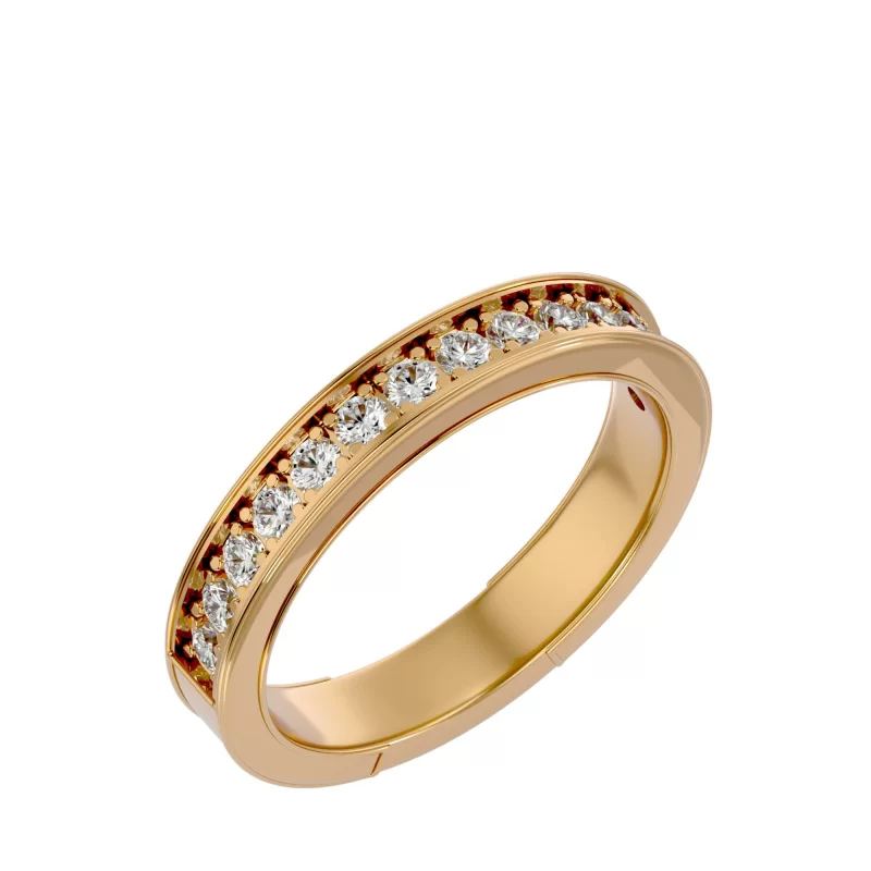 Inel Semi-Eternity Grand Briliant Aur 18k Pure Diamonds - Hannah