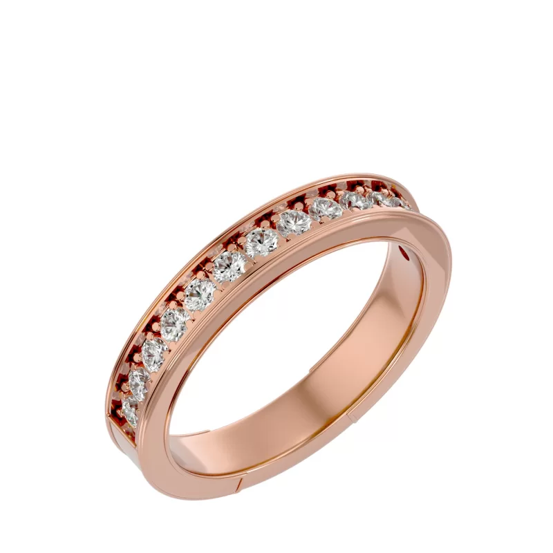 Inel Semi-Eternity Grand Briliant Aur 18k Pure Diamonds - Hannah
