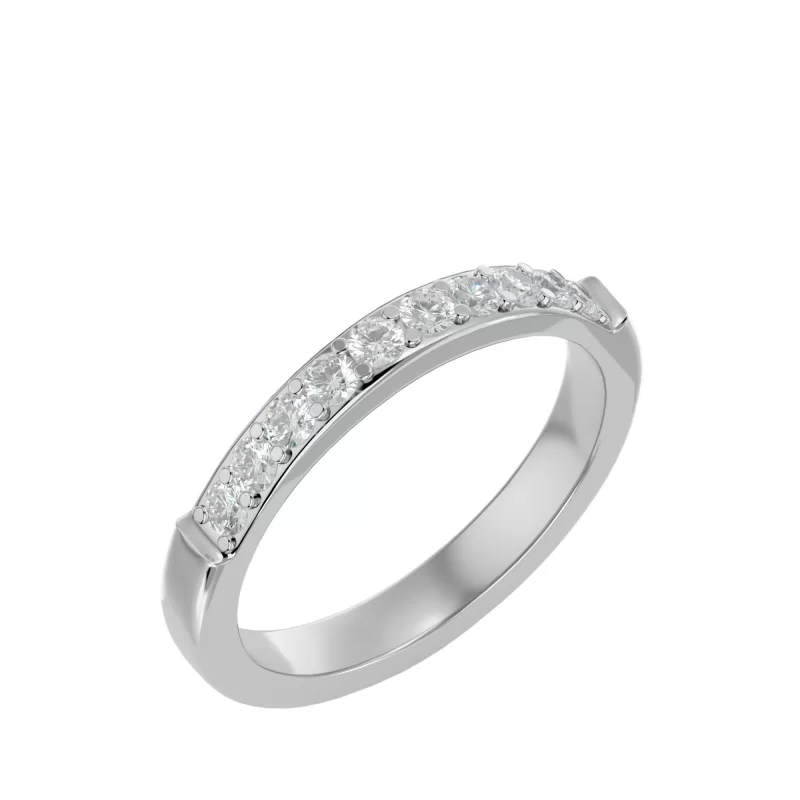 Inel Semi-Eternity Regal Briliant Aur 18k Genuine Diamonds - Donna