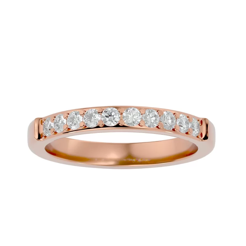 Inel Semi-Eternity Regal Briliant Aur 18k Genuine Diamonds - Donna
