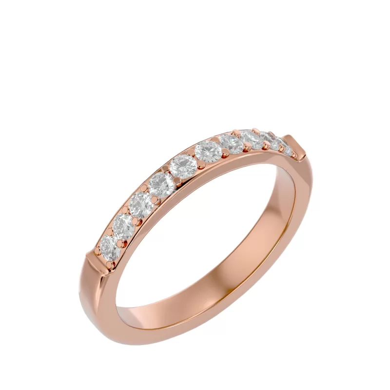 Inel Semi-Eternity Regal Briliant Aur 18k Genuine Diamonds - Donna