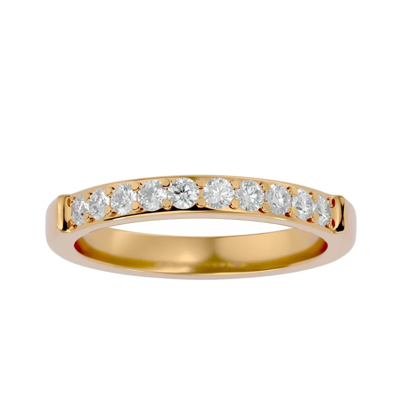 Inel Semi-Eternity Regal Briliant Aur 18k Genuine Diamonds - Donna