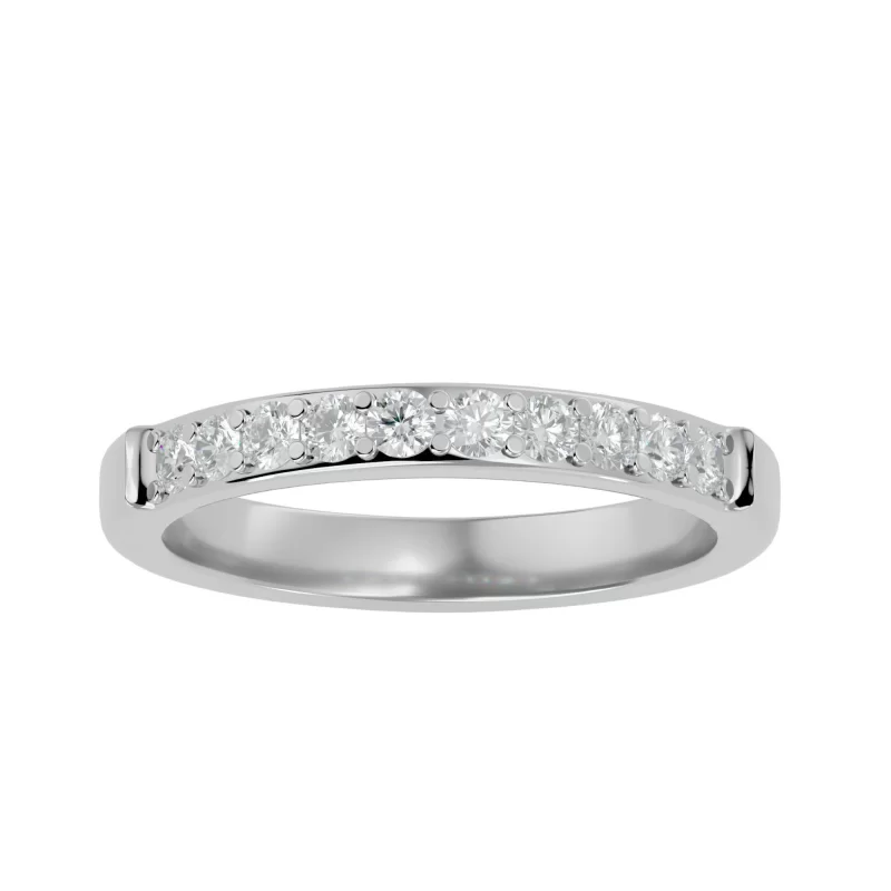 Inel Semi-Eternity Regal Briliant Aur 18k Genuine Diamonds - Donna