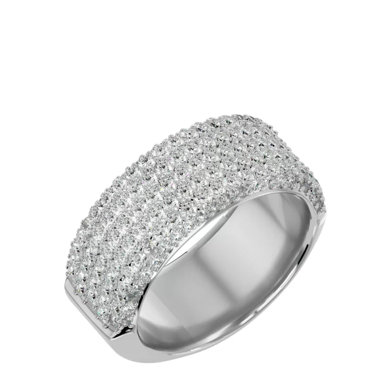 Inel Semi-Eternity Opulent Aur 18k Natural Diamonds - Marilyn Monroe