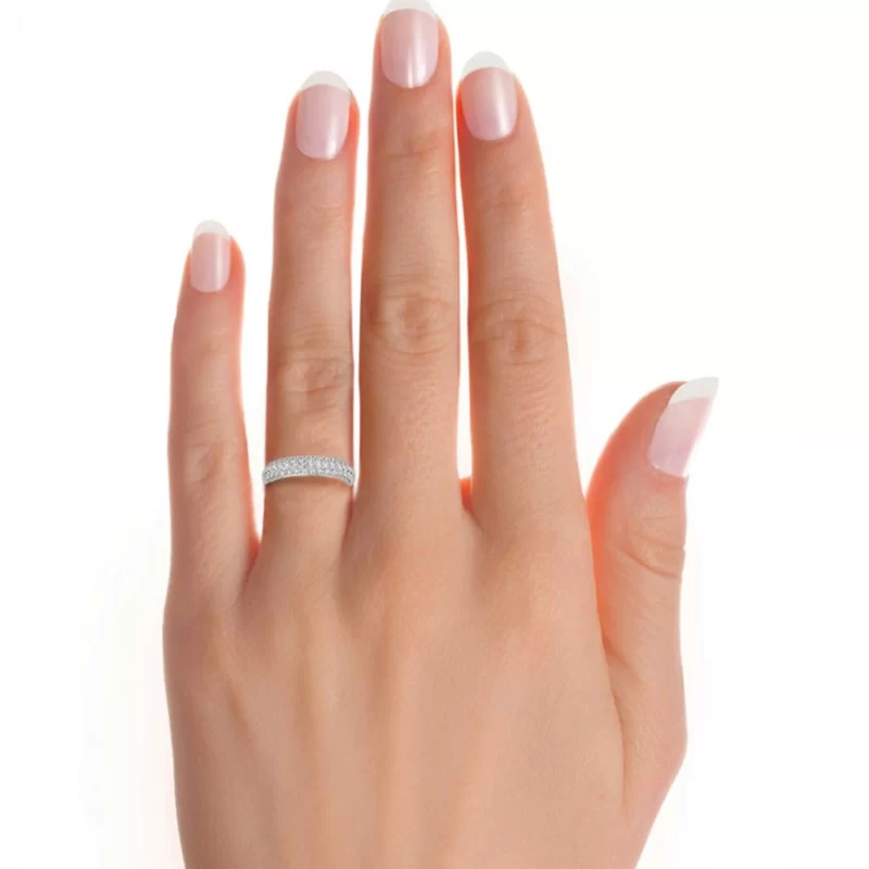 Inel Semi-Eternity Spectacular Briliant Aur 18k Pure Diamonds - Noelle