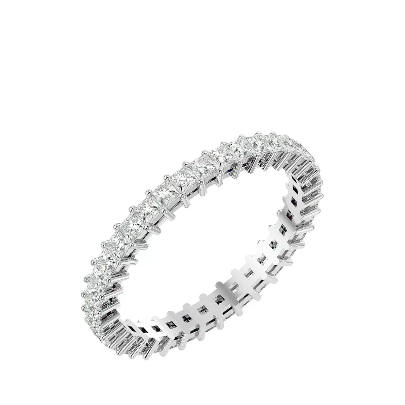 Inel Eternity Gorgeous Princess Aur 18k Natural Diamonds - Arabella