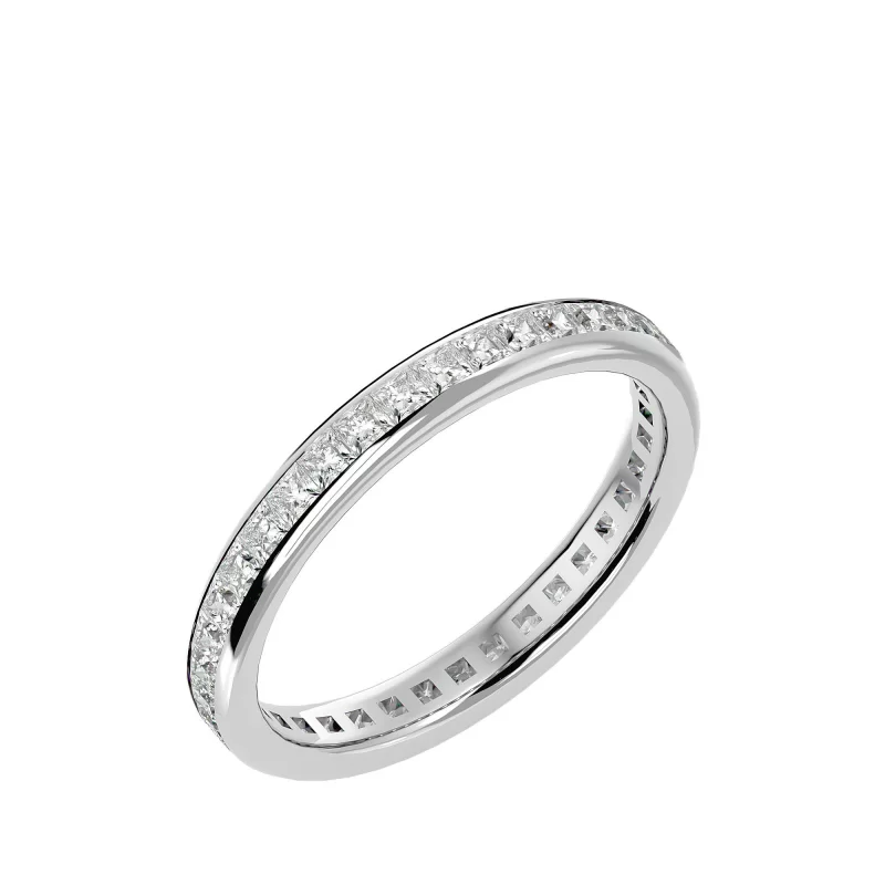 Inel Eternity Exquisite Princess Aur 18k Natural Diamonds - Camille
