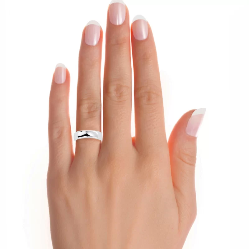 Verigheta Bright Plain Aur 14k Chicago
