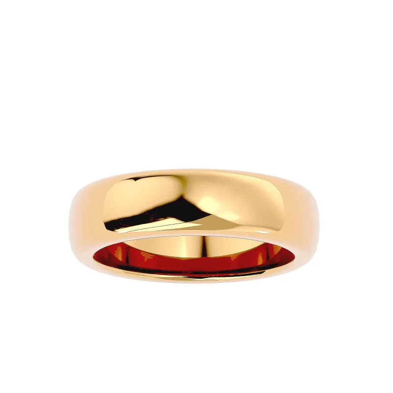 Verigheta Bright Plain Aur 14k Chicago