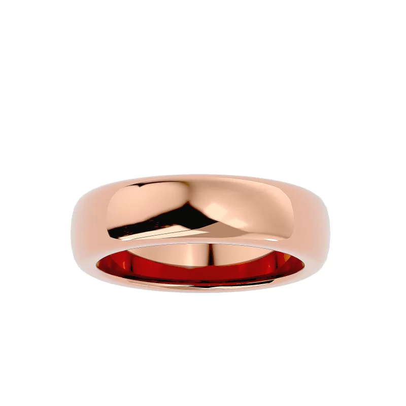 Verigheta Bright Plain Aur 14k Chicago