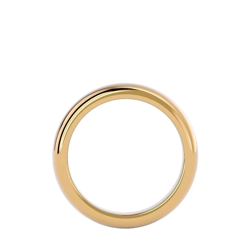 Verigheta Bright Plain Aur 14k Chicago