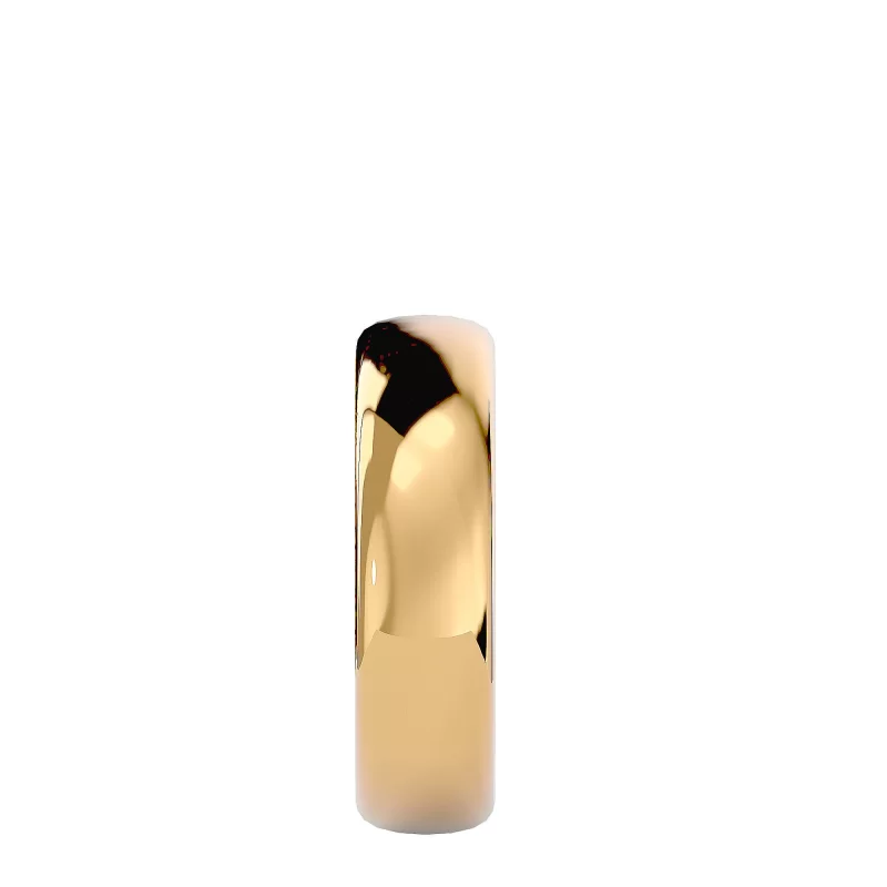 Verigheta Bright Plain Aur 14k Chicago