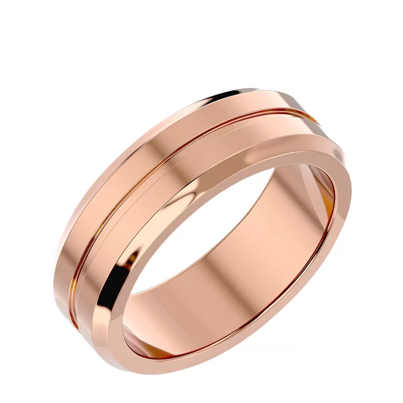 Verigheta Modern Plain Minimalista Aur 18k Salvador