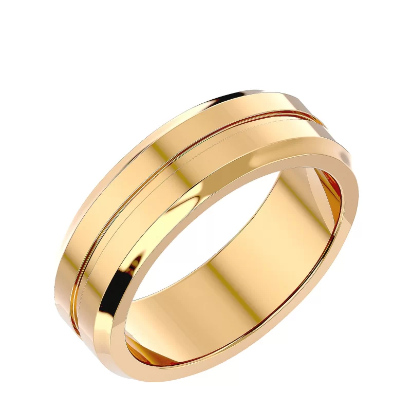 Verigheta Modern Plain Minimalista Aur 18k Salvador