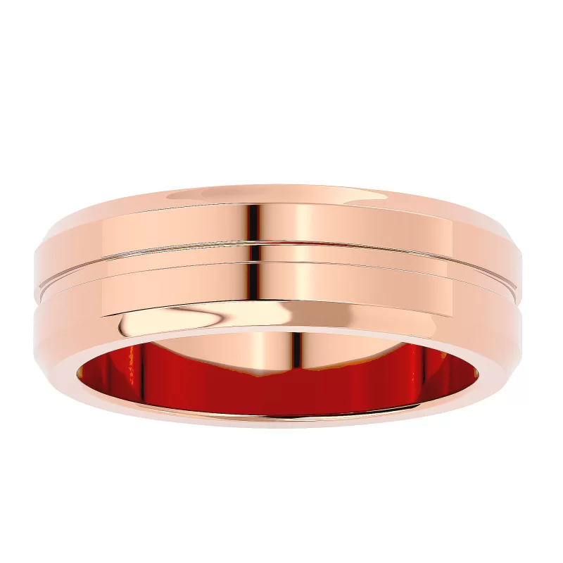 Verigheta Modern Plain Minimalista Aur 18k Salvador