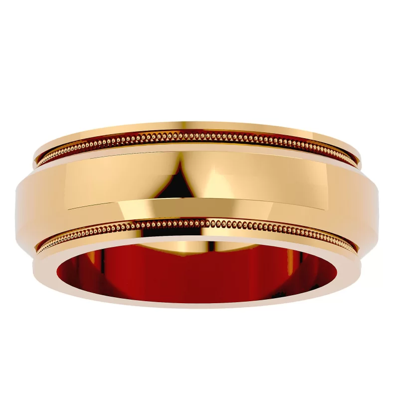 Verigheta Defined Minimalist Plain Aur 18k Handmade - Zibo