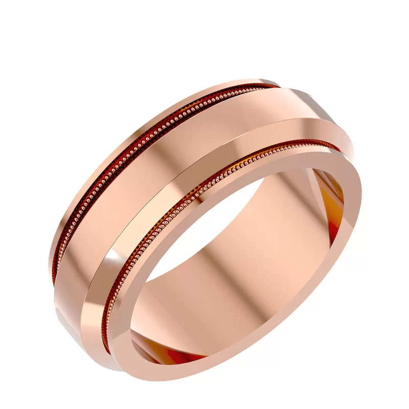 Verigheta Defined Minimalist Plain Aur 18k Handmade - Zibo