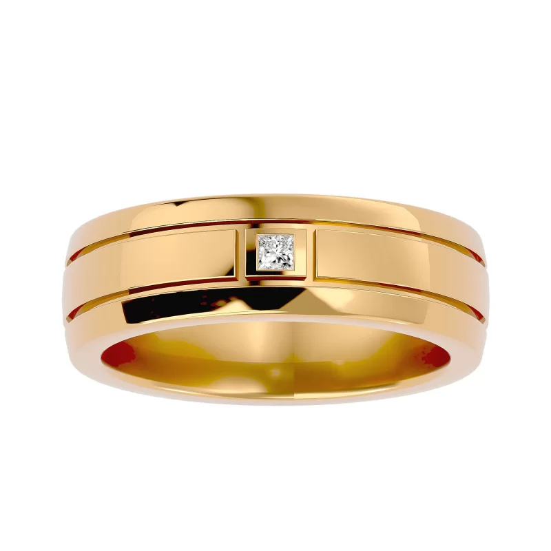 Verigheta Harmonious Smooth Aur 14k  Pure Diamond - Anshan