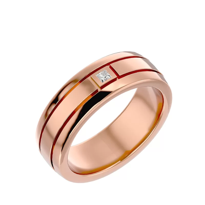 Verigheta Harmonious Smooth Aur 14k  Pure Diamond - Anshan