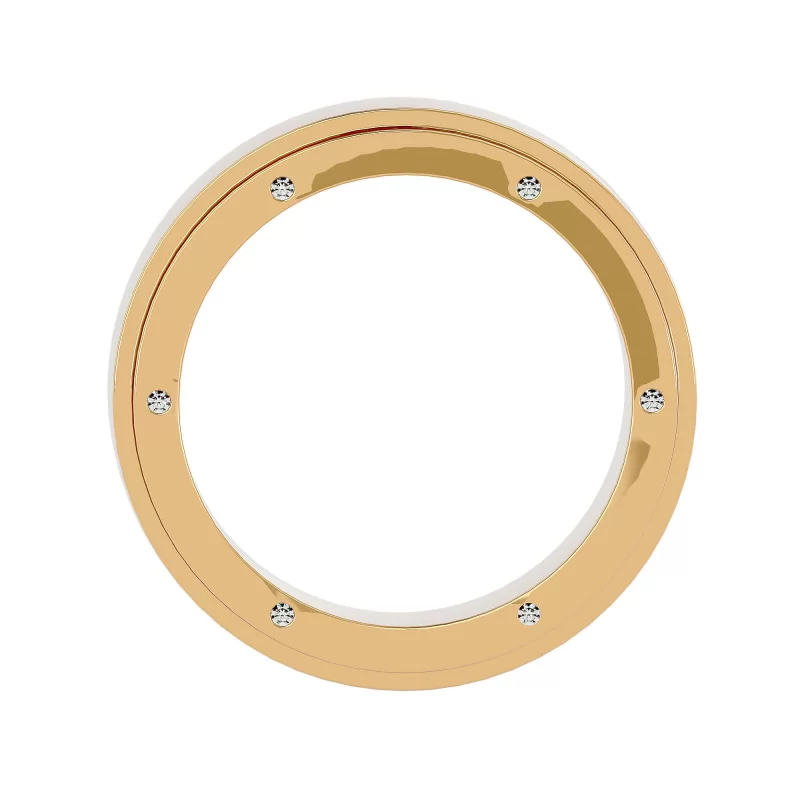Verigheta Stylish Plain Aur 18k Pure Diamonds - Cannes
