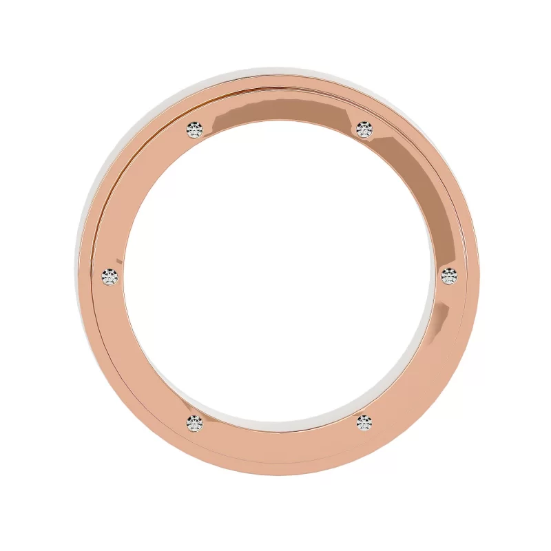 Verigheta Stylish Plain Aur 18k Pure Diamonds - Cannes