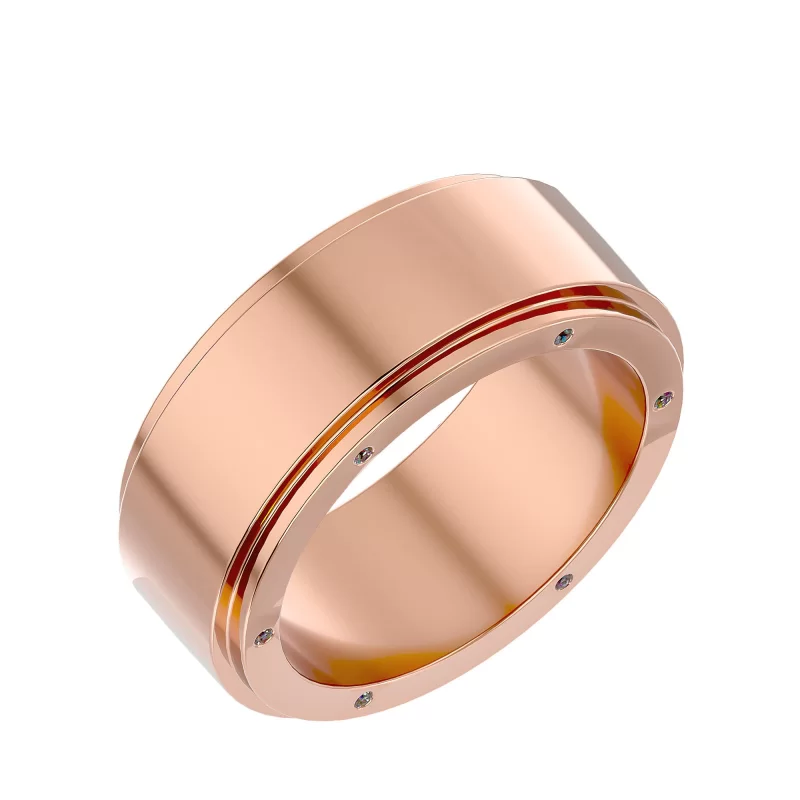 Verigheta Stylish Plain Aur 18k Pure Diamonds - Cannes
