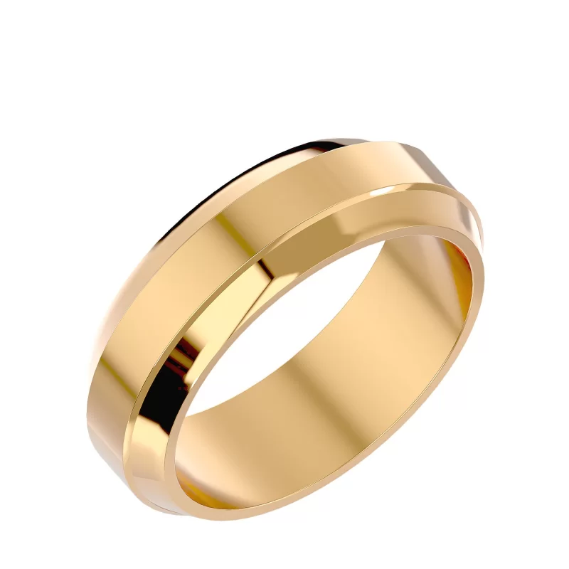 Verigheta Fine Balanced Plain Aur 18k - Dublin