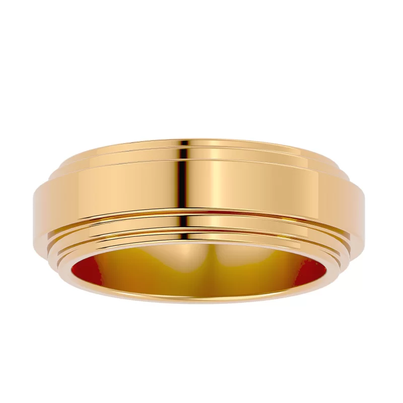 Verigheta Refined Bold Plain Aur 18k - Lisbon