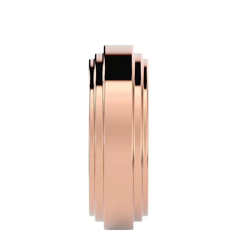 Verigheta Refined Bold Plain Aur 18k - Lisbon