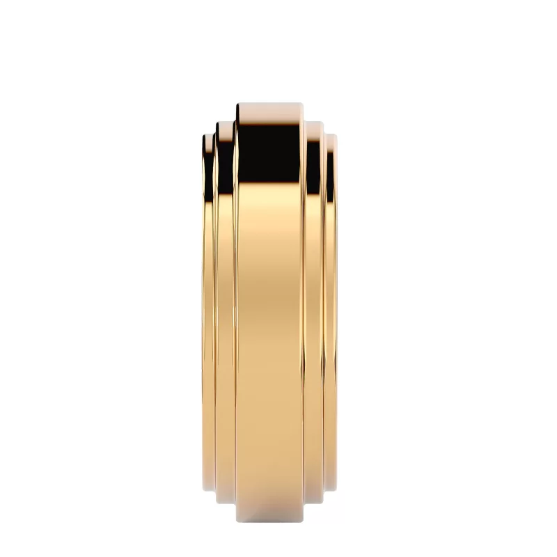 Verigheta Refined Bold Plain Aur 18k - Lisbon