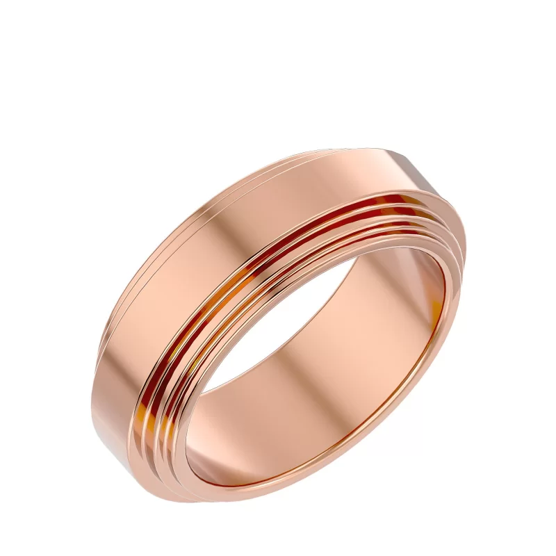 Verigheta Refined Bold Plain Aur 18k - Lisbon