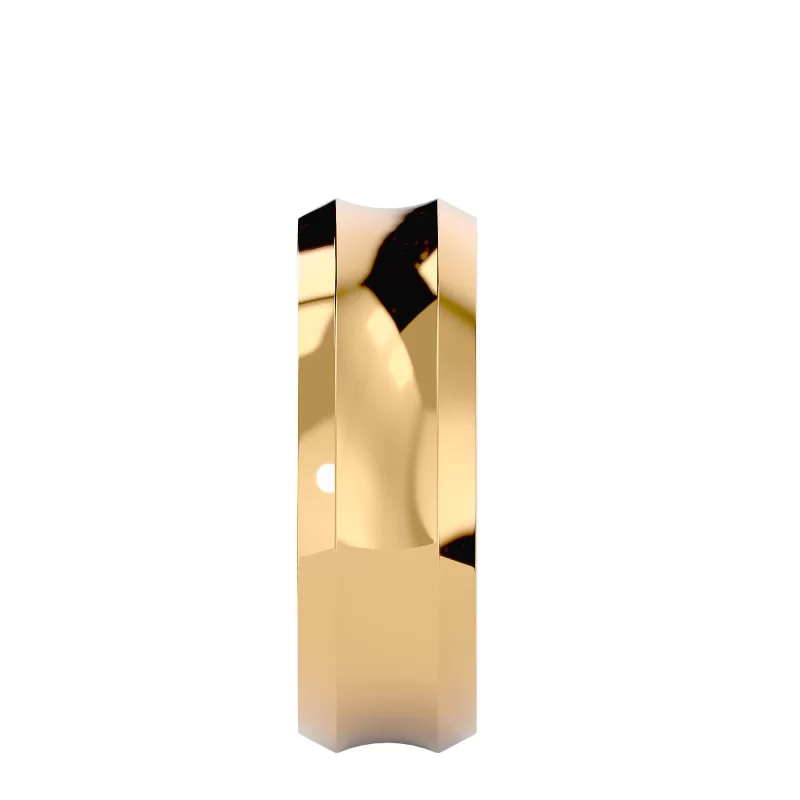 Verigheta Modern Plain Minimalist Aur 18k - Milan