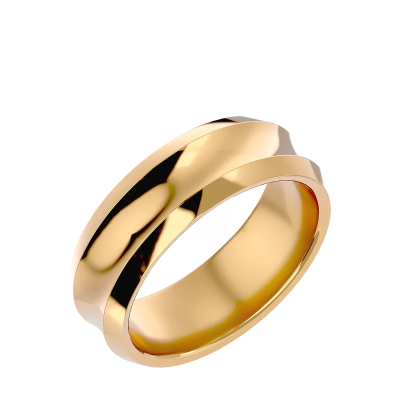 Verigheta Modern Plain Minimalist Aur 18k - Milan