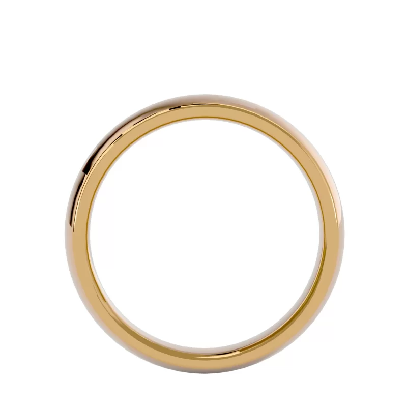 Verigheta Bright Smooth Plain Aur 18k - Prague