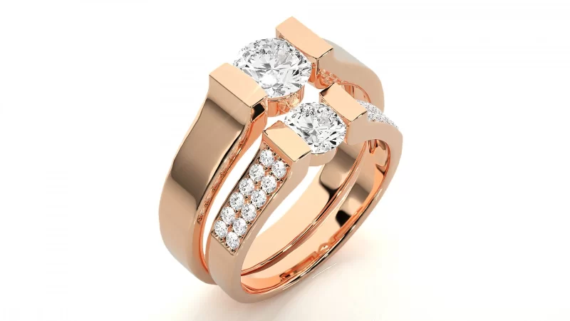Verighete Couple Sophisticated Aur 18k Pure Diamonds - Atlantic