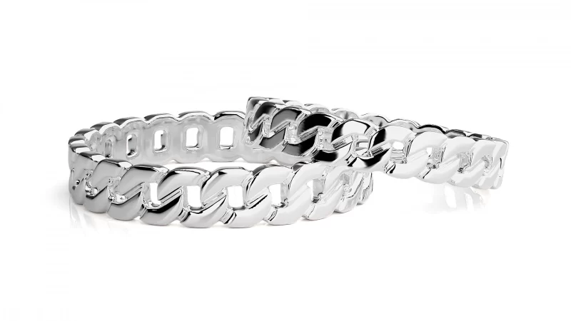 Verighete Couple Elegant Minimalist Carved Aur 18k - Monaco