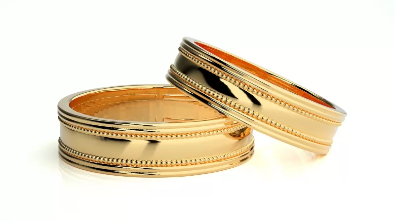Verighete Cuplu Everlasting Love Aur 18k - Genoa