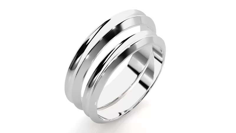 Verighete Cuplu Defined Smooth Plain Aur 18k - Montpellier