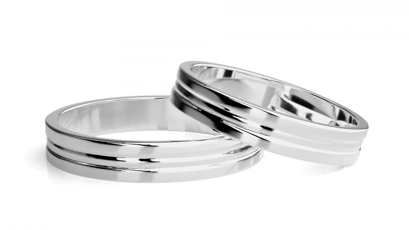 Verighete Cuplu Distinguished Minimalist Aur 18k - Parma