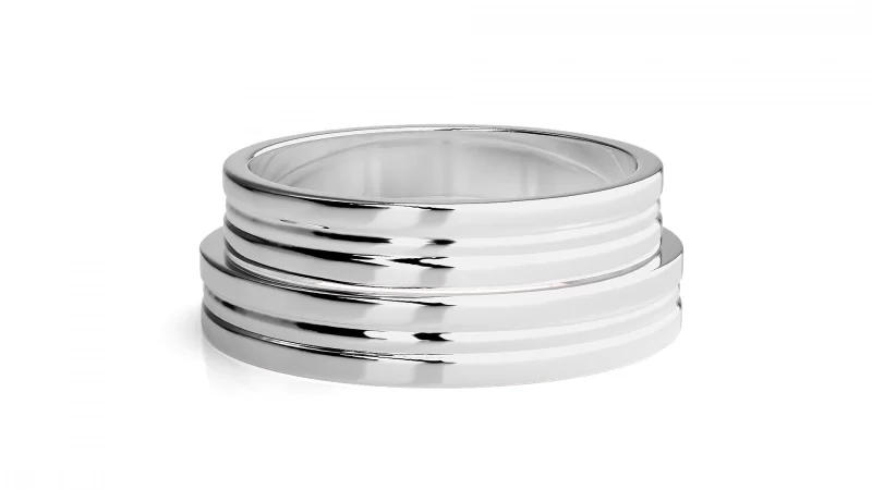 Verighete Cuplu Distinguished Minimalist Aur 18k - Parma