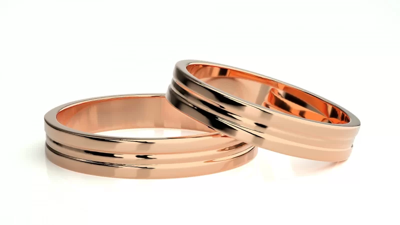 Verighete Cuplu Distinguished Minimalist Aur 18k - Parma